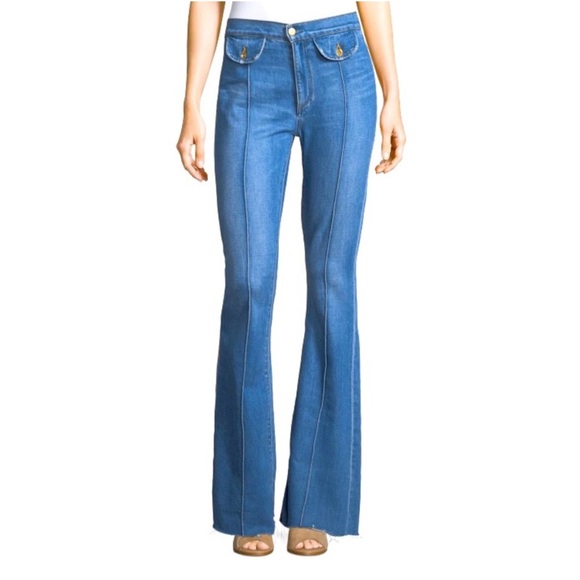 Acynetic Roxy High-Rise Flared-Leg Jeans A6 - Picture 1 of 6
